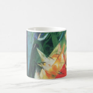 Mug Oiseaux (Vogel) par Franz Marc, Art Cubisme Vintag