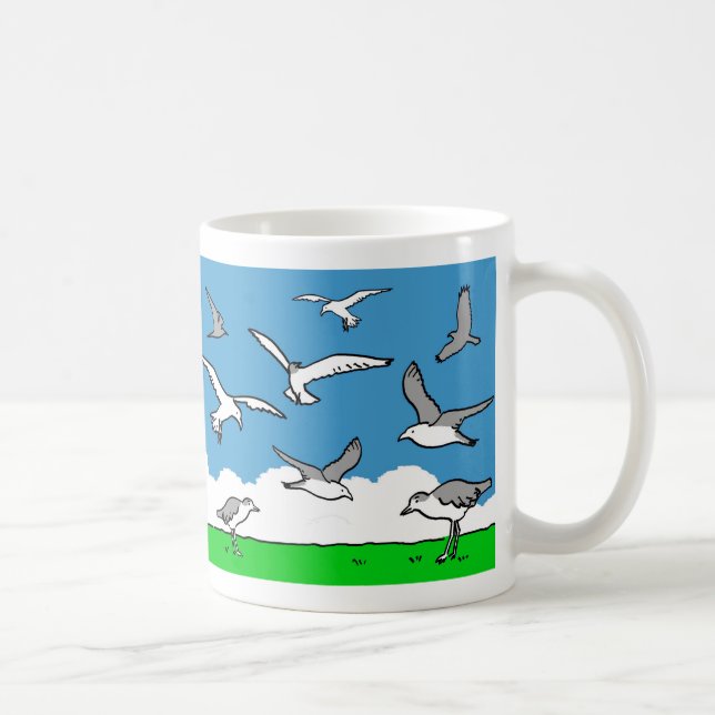 Mug Oiseaux volant en altitude (Droite)