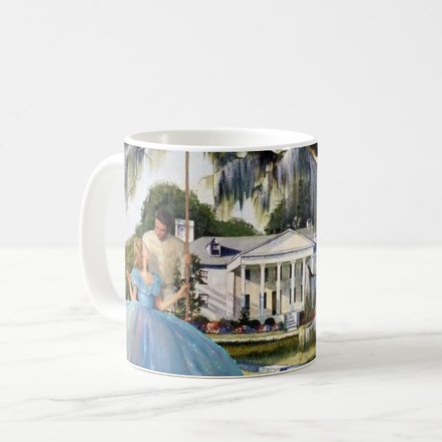 Mug Old Dixie Guerre civile époque de la Plantation Ma (Devant gauche)