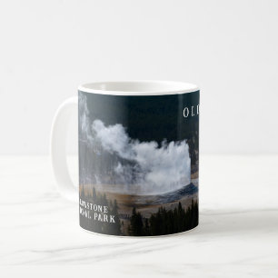 Mug Old Faithouse Geyser Eruption Yellowstone