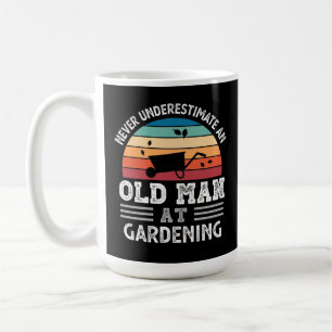 Mug Old Man at Gardening Fête des pères Drôle cadeau