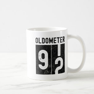 Mug Oldometer 92e anniversaire drôle rétro ayant 92 an