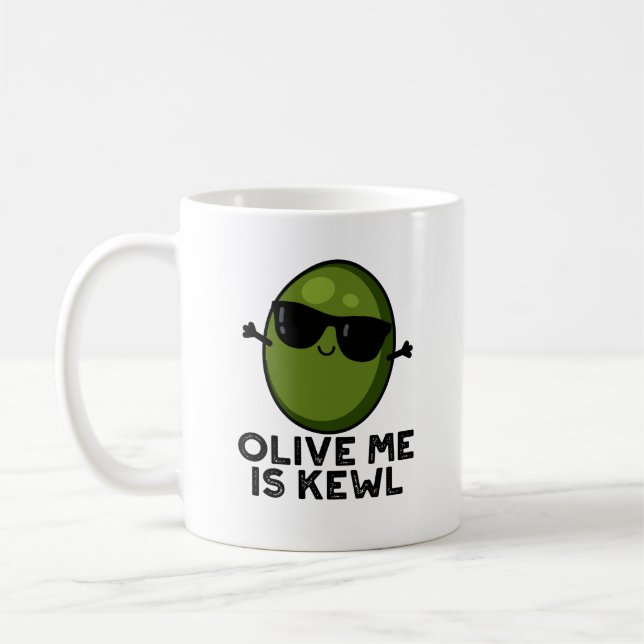 Mug Olive Me Est Le Cool Kewl Pun Olive (Gauche)