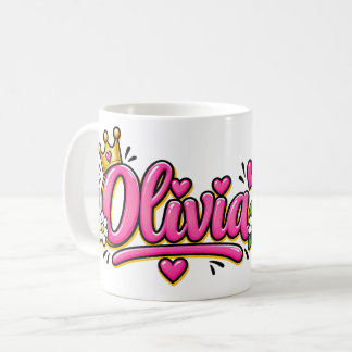 Mug Olivia Coffee Mug, Personalized Olivia Name Cup