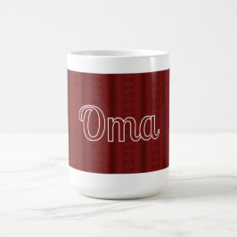 Mug Oma Deep Red