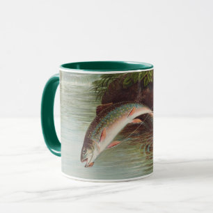 Mug Omble de ruisseau bondissant par S.A. Kilbourne Po