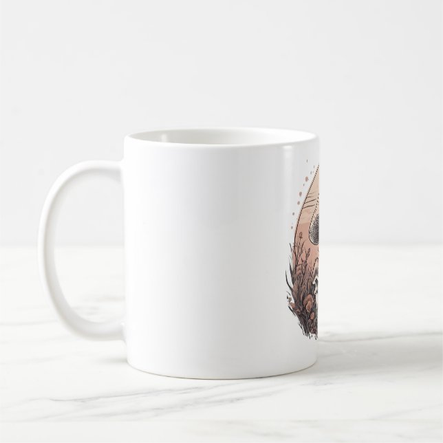 Mug Ombre de champignons magiques D25 (Gauche)