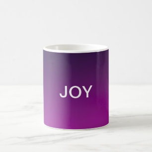 Mug Ombre moderne et texte blanc modifiable