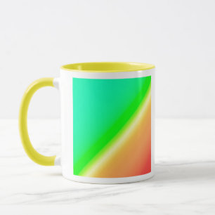 Mug Ombre vert diagonale