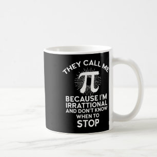 Mug On M'Appelle Pi Funny Math Enseignant Geek 3.14 Pi