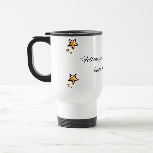 Mug on the theme of motivation. reisebecher (Links)