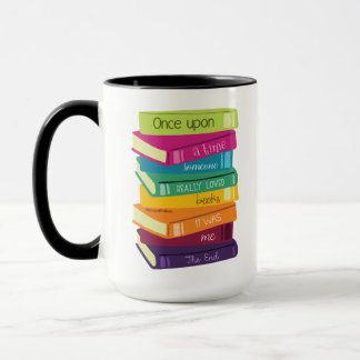 Mug Once Upon A Time Someone Loved Books