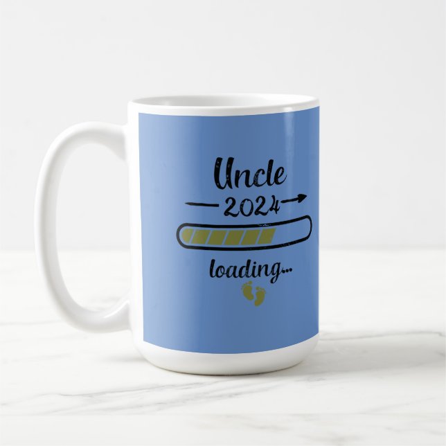 Mug Oncle 2024 Chargement de la grossesse unc naissanc (Gauche)