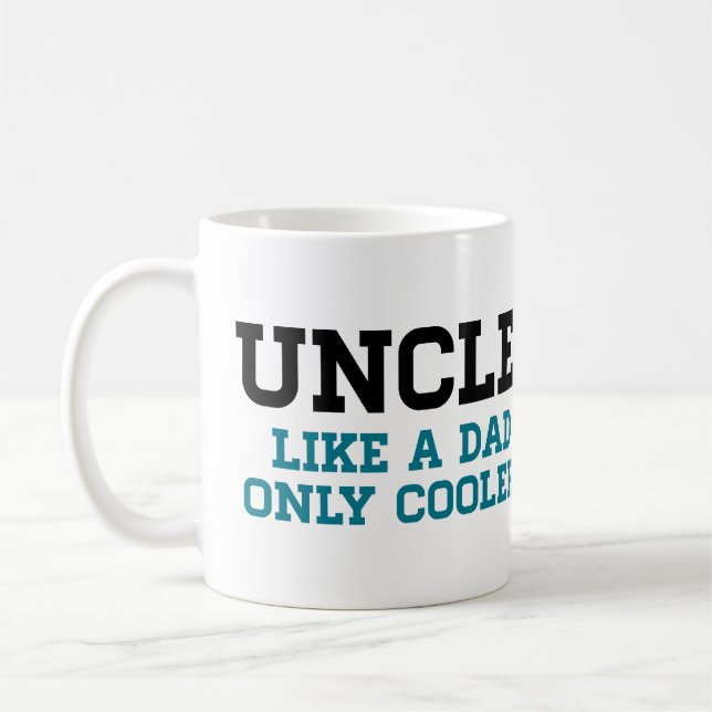 Mug Oncle, comme un papa, seulement plus frais (Gauche)