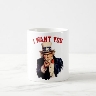 Mug Oncle Sam, je veux que tu