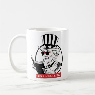 Mug Oncle Sam Lit Les Livres Interdits