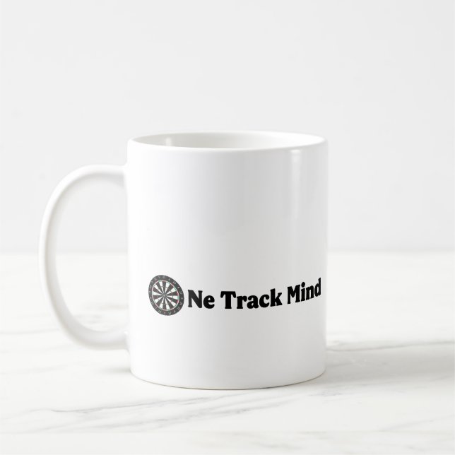 Mug One Track Mind - Darts Coffee Cup (Gauche)