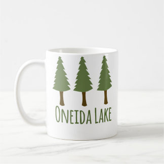 Mug Oneida Lake Camping Rustique Pins Forêt Bois
