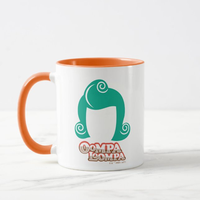 Mug Oompa Loompa Hair Graphic (Gauche)