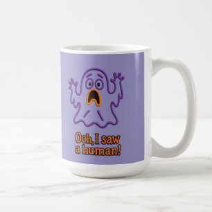 Mug Oooh, j'ai vu un humain ! – Fantôme drôle d'Hallow