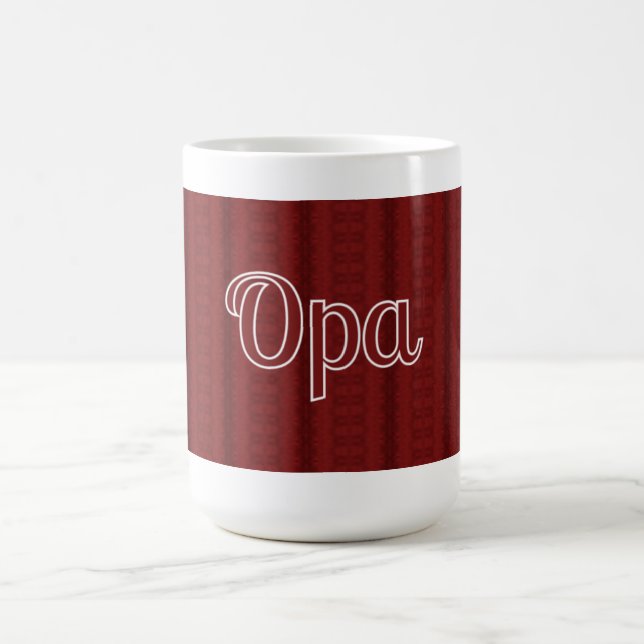 Mug Opa Deep Red (Centre)