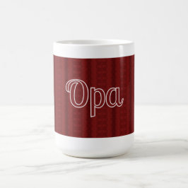 Mug Opa Deep Red