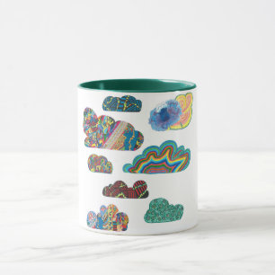 Mug "Opacifie" la tasse. Art original par la déchirur