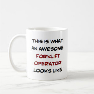 Mug opérateur chariot élévateur, génial