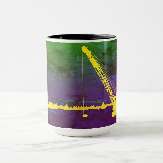 MUG OPÉRATEUR DE CRANE PÊCHE GLACE NORTHWEST CRANE ART (Centre)