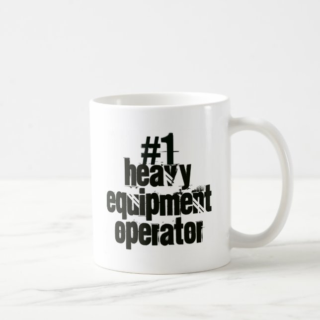 Mug Opérateur de matériel lourd (Droite)