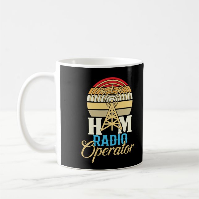 Mug Opérateur radio amateur de jambon (Gauche)
