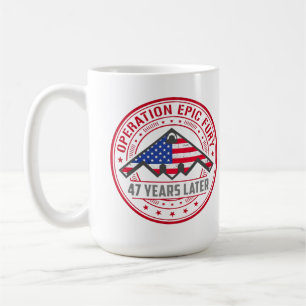 Mug Opération Epic Fury 47 Ans Plus Tard B-2 Stealth 