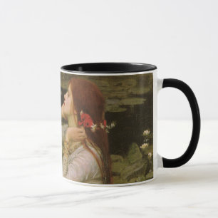 Mug Ophélie par l'étang par John William Waterhouse