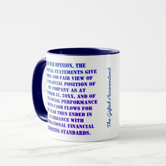 Mug "Opinion sans réserve " (Devant gauche)