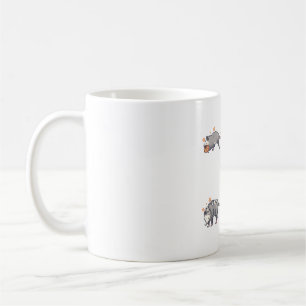 Mug Opossum Delft � Cute Animal Art