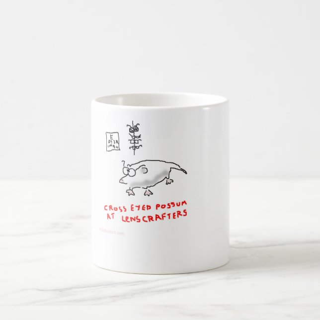 Mug Opossum observé par croix (Centre)