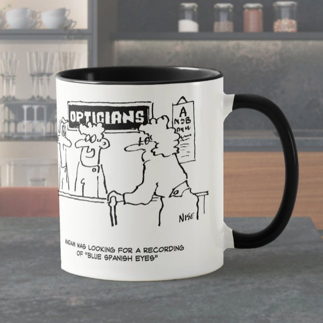 Mug Opticien est demandé pour "Spanish Eyes" (Créateur téléchargé)