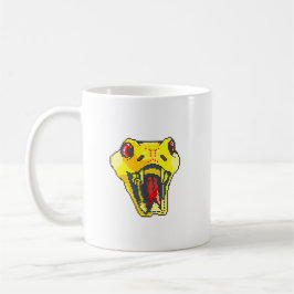 Mug Or de l'art des pixels de serpent