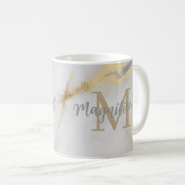 Mug Or Marbre Or et Gris