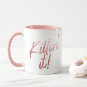 Mug Or rose métallique Killin il rose