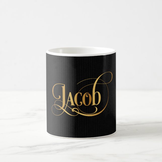 Mug Or tourbillonnant personnalisé de Jacob de (Centre)