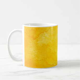 Mug Orange abstrait aquarelle macro texture fond