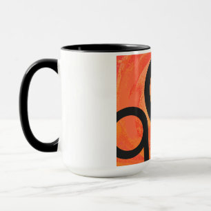 Mug Orange Décennie 90e anniversaire