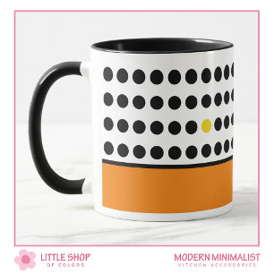 Mug Orange Jouer pois Color Block