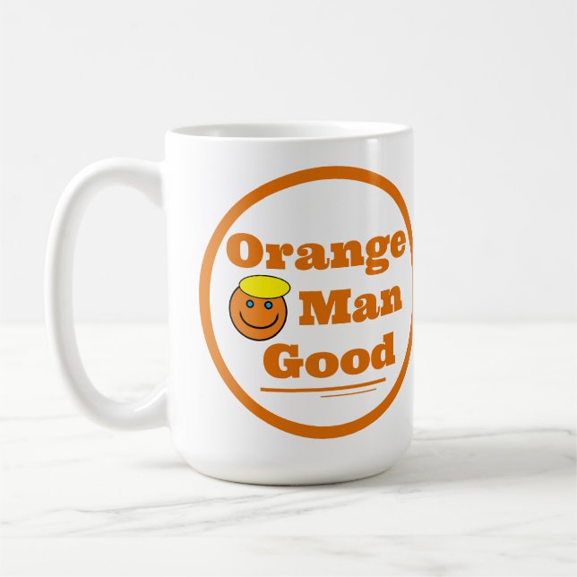 Mug Orange Man BON (Gauche)