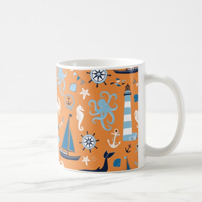 Mug Orange marine (Droite)