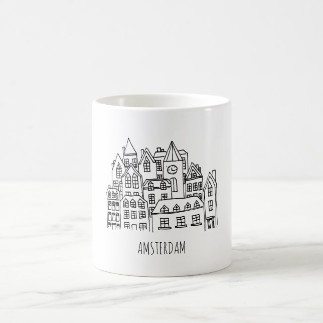 Mug Orange néerlandaise de souvenir de ville (Centre)