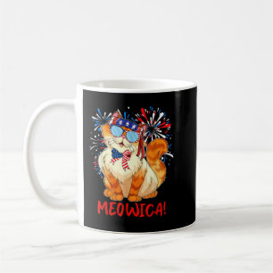 Mug Orange Tabby Gangsta Cat Tattoos Bandana 4 juillet