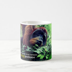 Mug Orangutan se relaxer dans l'arbre