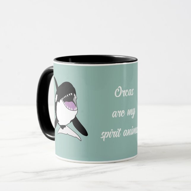 Mug Orca Killer Whale Spirit Animal (Devant gauche)
